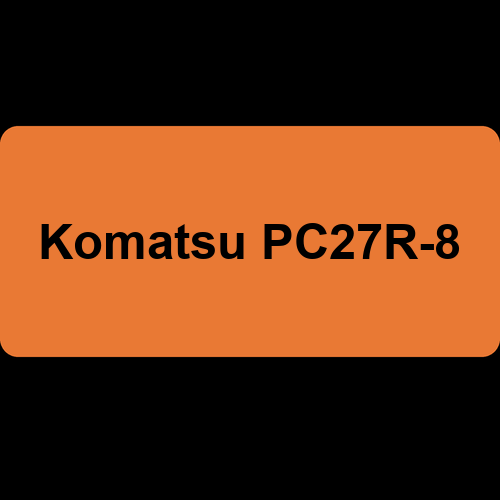 Komatsu PC27R-8